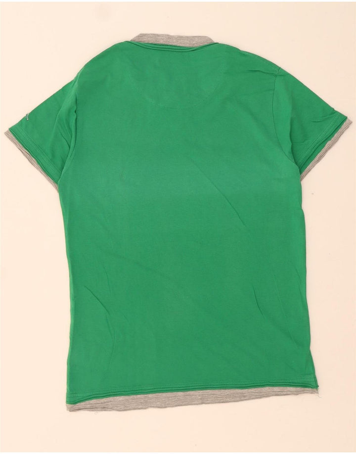 KAPPA Mens T-Shirt Top Small Green Cotton Vintage Kappa and Second-Hand Kappa from Messina Hembry 