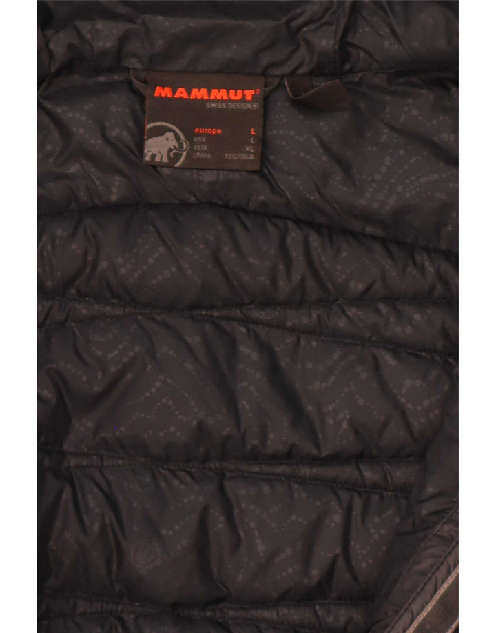 Mammut Womens Hooded Padded Jacket UK 16 Large Black