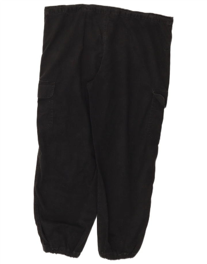Marks & Spencer Womens St. Michael Cargo Trousers UK 16 Large W38 L27 Black
