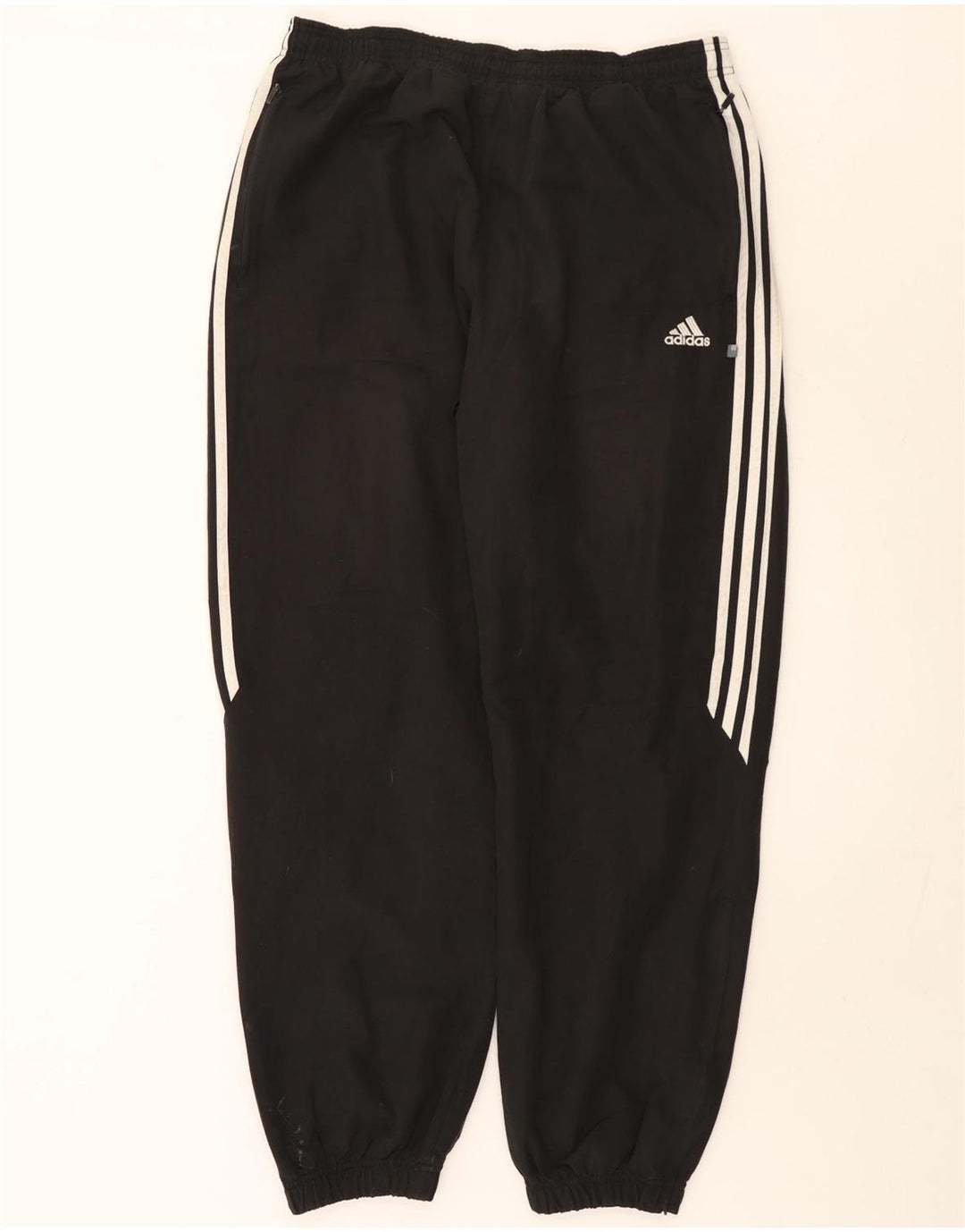 Adidas Mens Tracksuit Trousers Joggers XL  Black Polyester