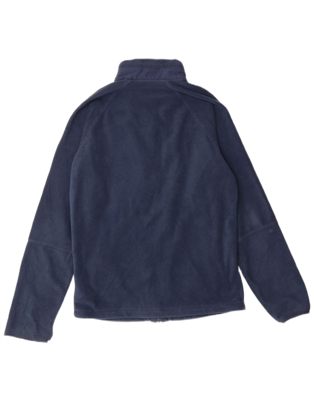 Columbia Mens Fleece Jacket Medium Navy Blue Polyester