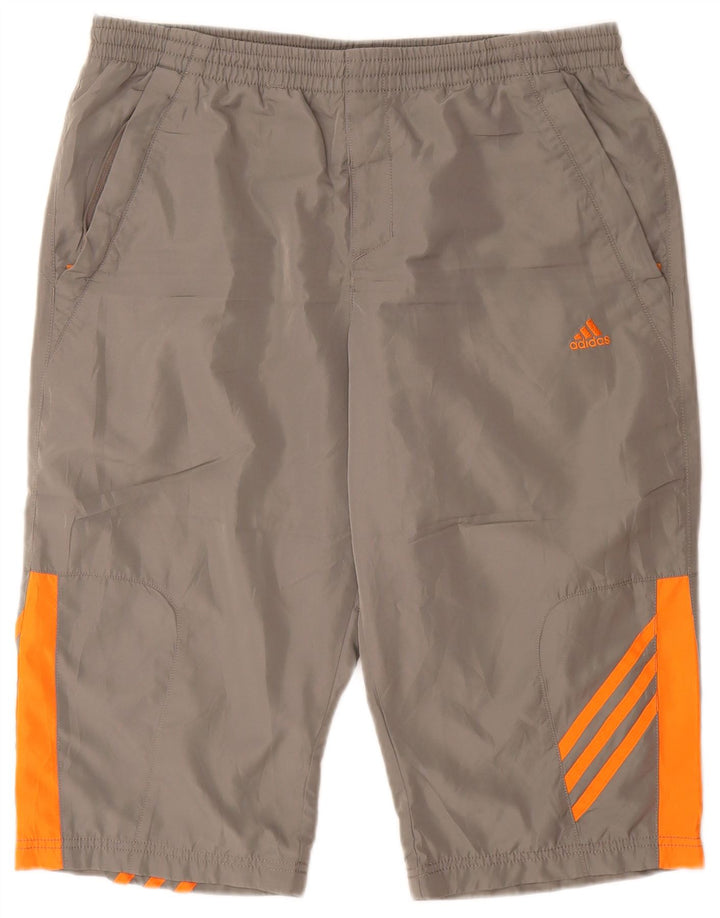 Adidas Mens Clima 365 Bermuda Sport Shorts Medium Grey Colourblock