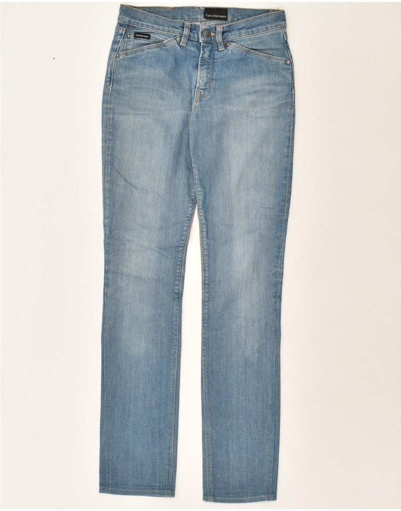 CALVIN KLEIN Womens Slim Jeans W27 L31 Blue Cotton | Vintage Calvin Klein | Thrift | Second-Hand Calvin Klein | Used Clothing | Messina Hembry 