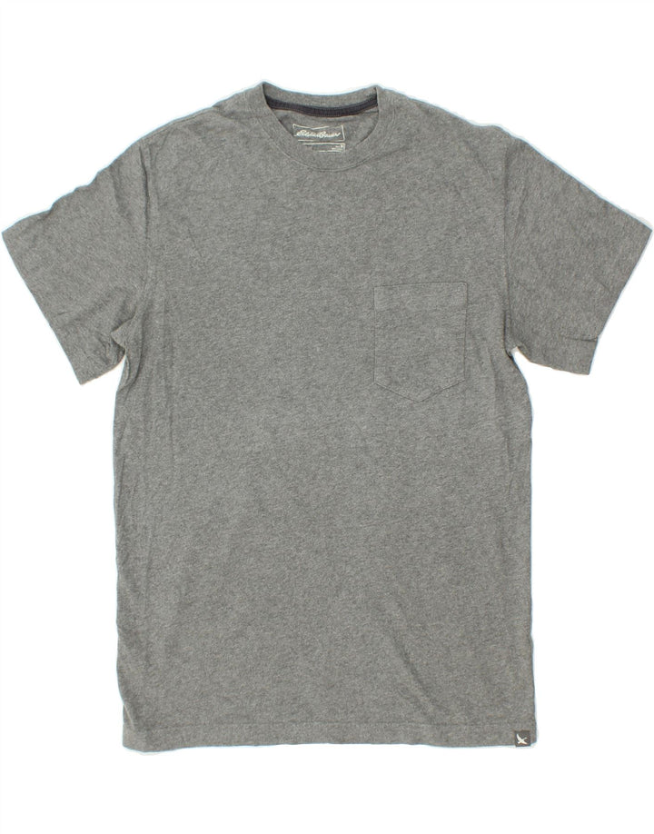 EDDIE BAUER Mens T-Shirt Top Medium Grey Cotton Vintage Eddie Bauer and Second-Hand Eddie Bauer from Messina Hembry 