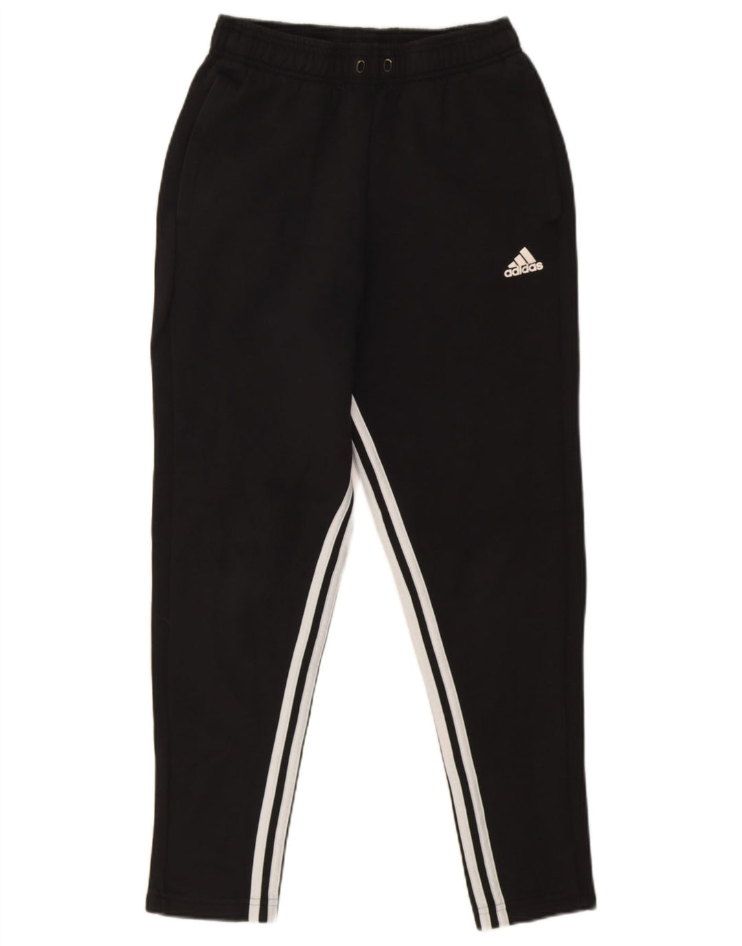Adidas Mens Tracksuit Trousers Small Black Cotton