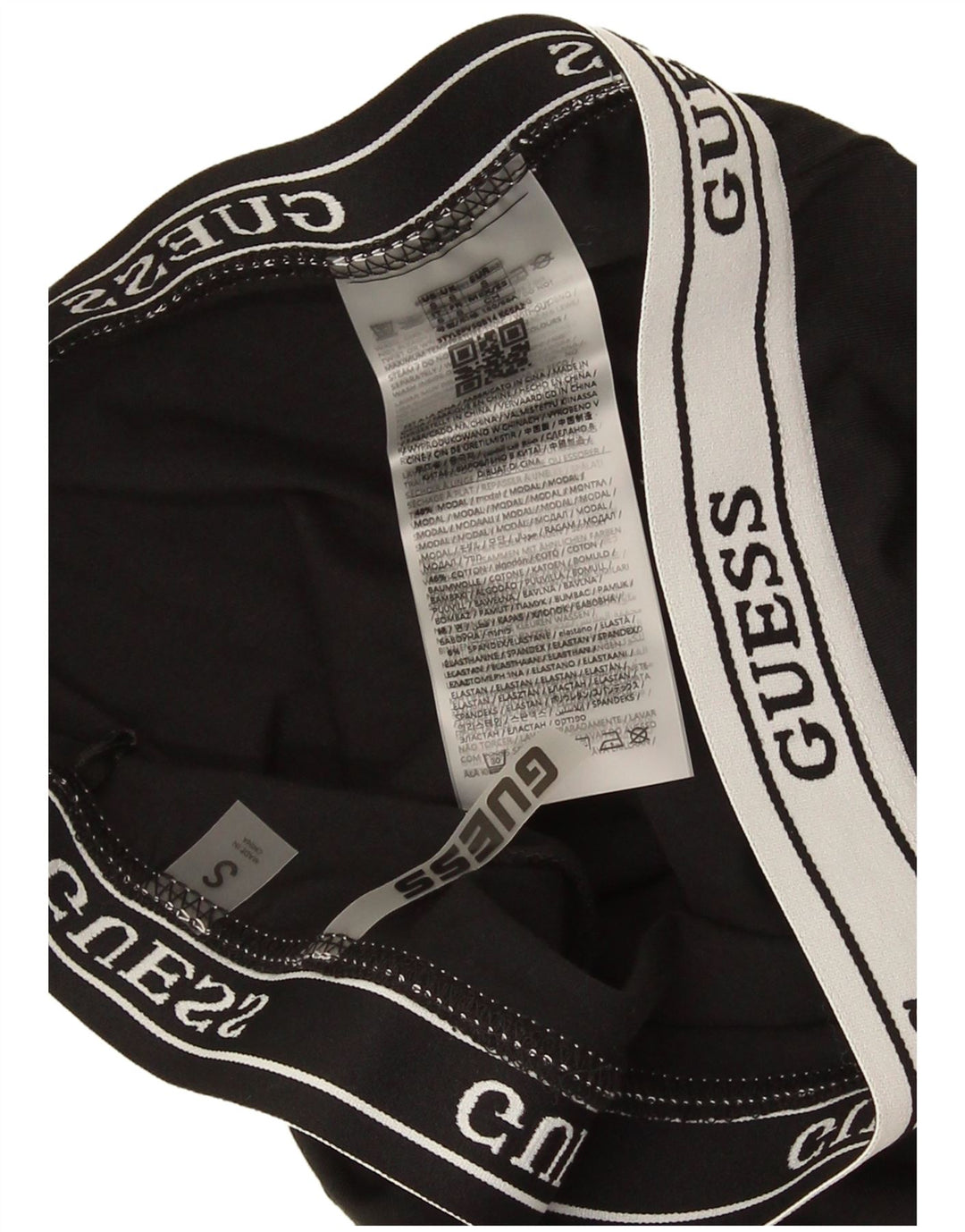 Guess Womens Capri Leggings UK 10 Small Black Modal