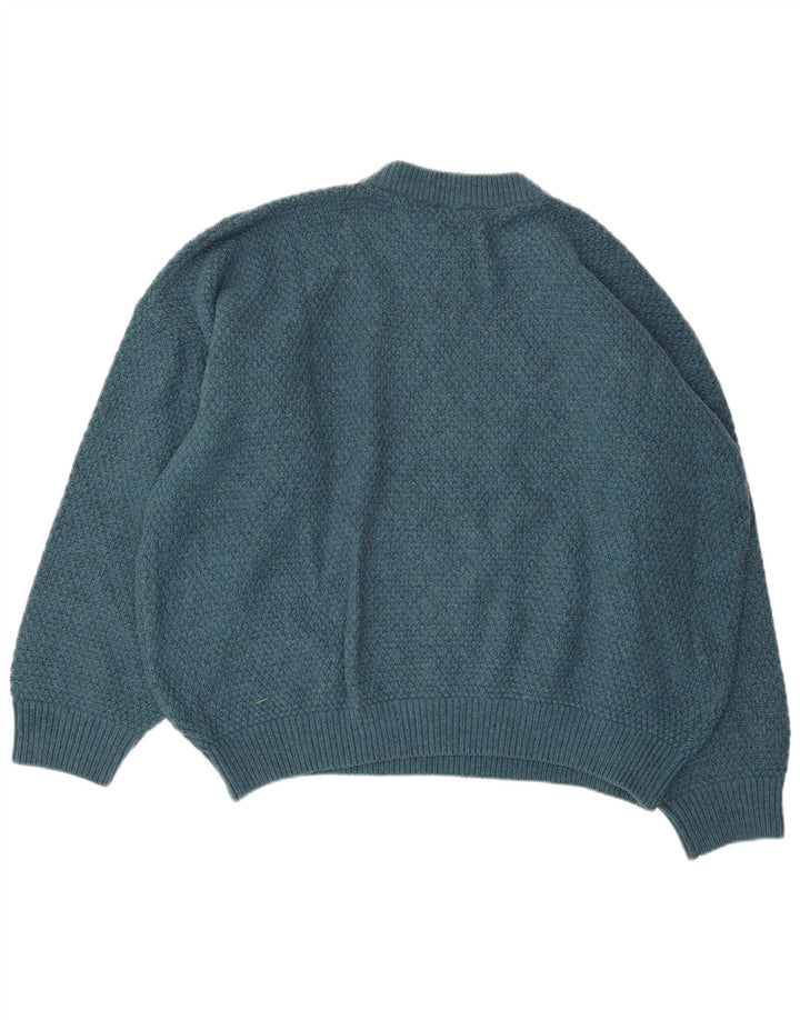 Think Pink Womens Crew Neck Jumper Sweater UK 20 2XL Blue