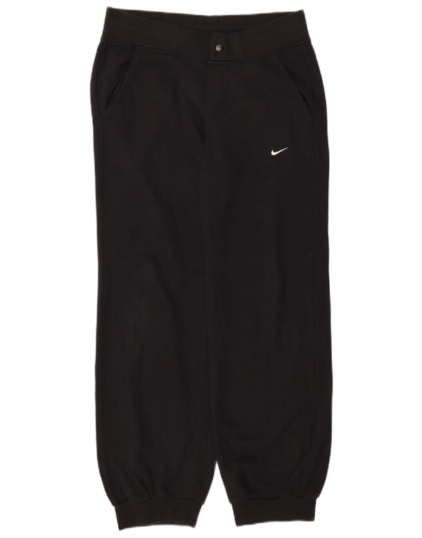 Nike Womens Tracksuit Trousers Joggers UK 10 Small  Black Cotton
