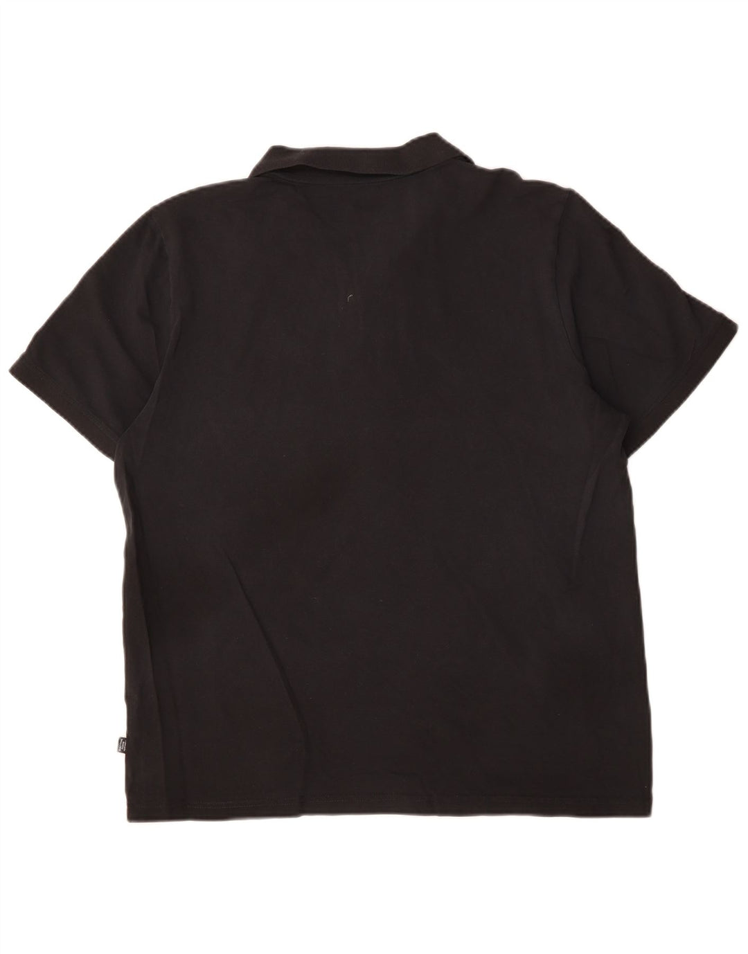 PUMA Mens Polo Shirt Large Black Cotton