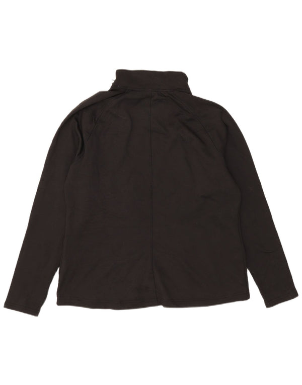 The North Face Womens Zip Neck Pullover Tracksuit Top UK 18 XL Black