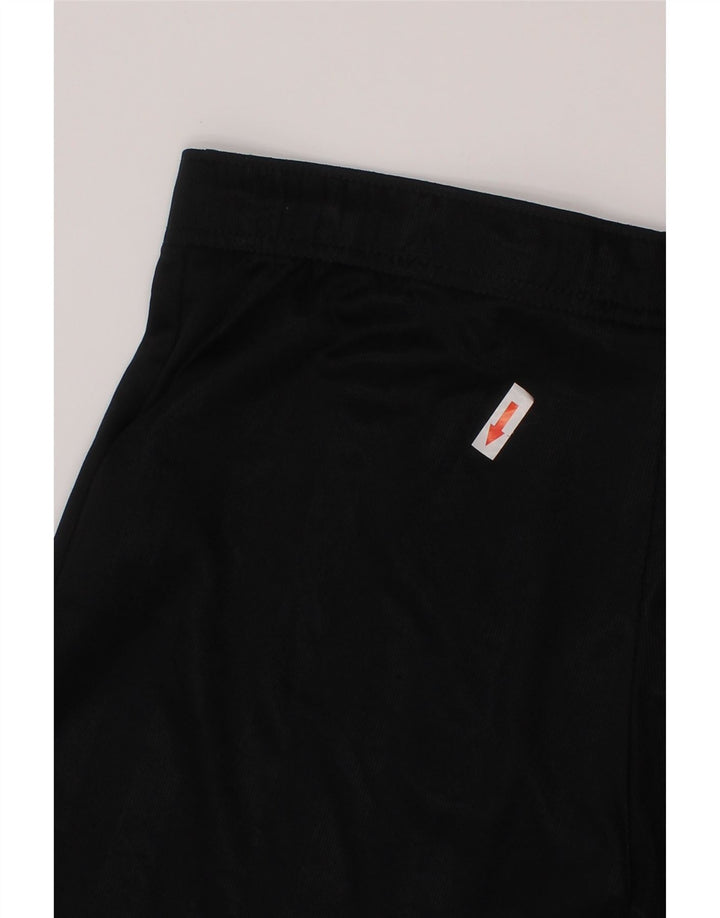 Nike Boys Dri Fit Sport Shorts 10-11 Years Medium Black Striped Polyester