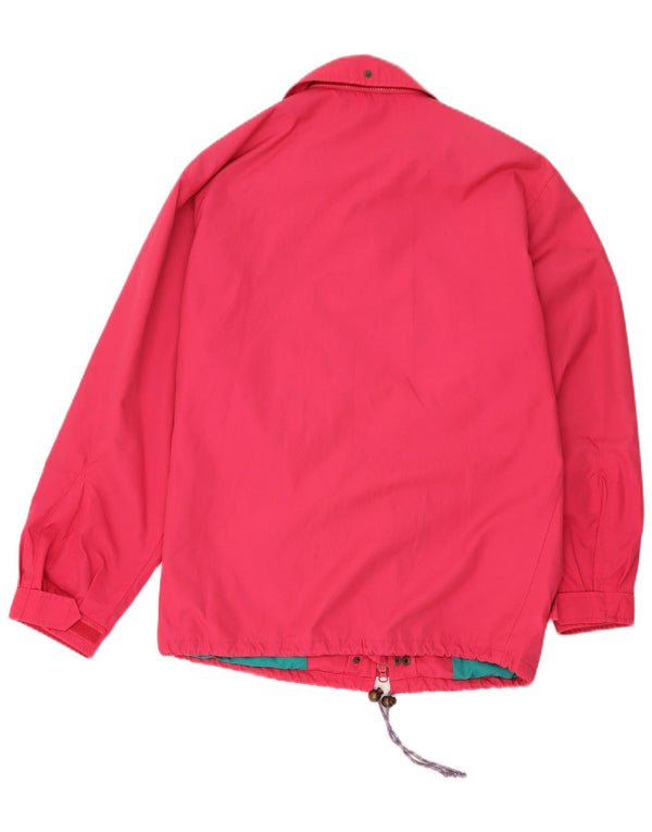 Fila Womens Windbreaker Jacket IT 46 Small Pink Polyester