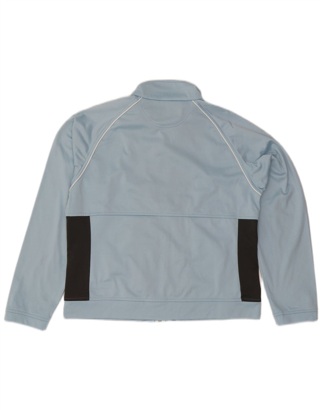 Champion Womens Tracksuit Top Jacket UK 16 Large Blue Colourblock Polyester