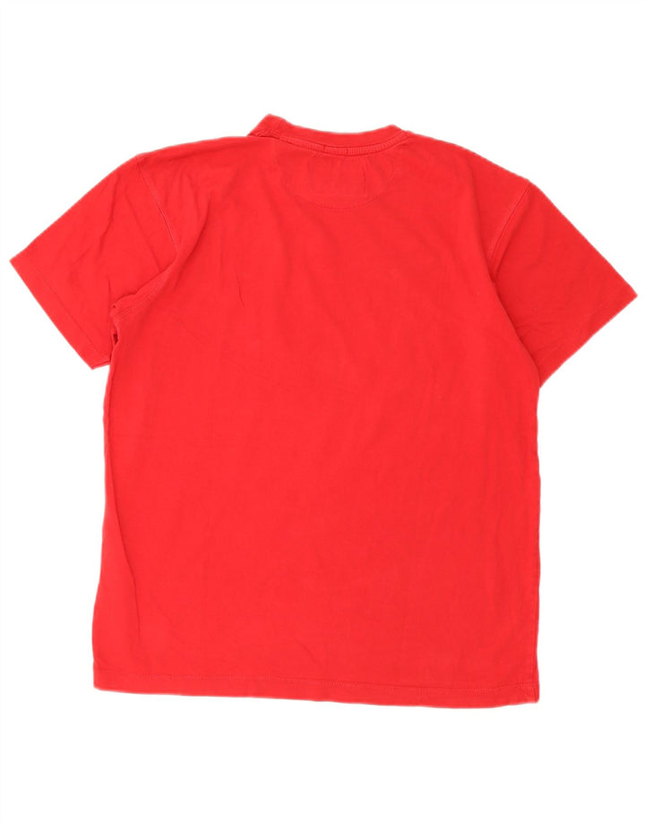 Russell Athletic Mens Graphic T-Shirt Top Medium Red Cotton
