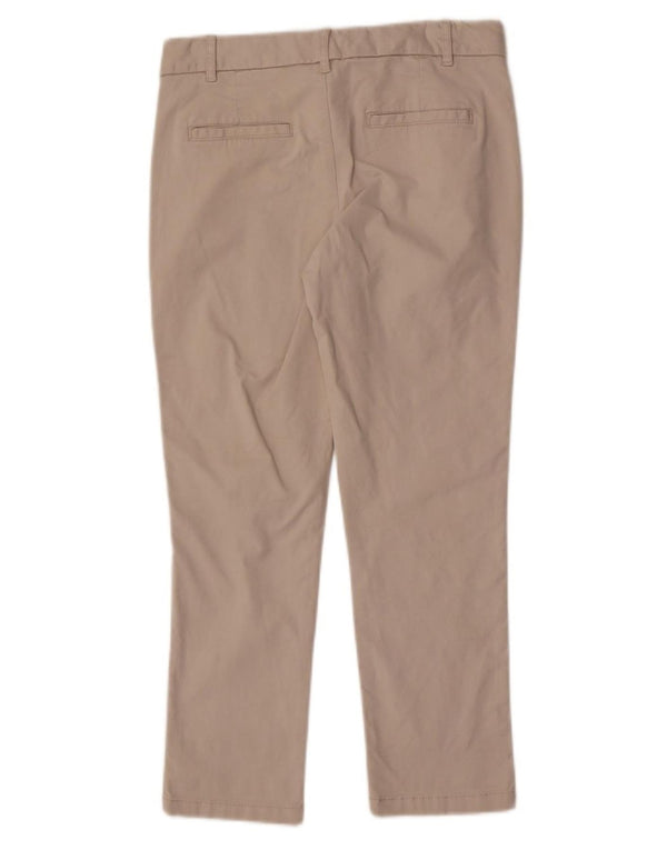 Fat Face Womens Slim Chino Trousers UK 8 Small W30 L26 Beige Cotton