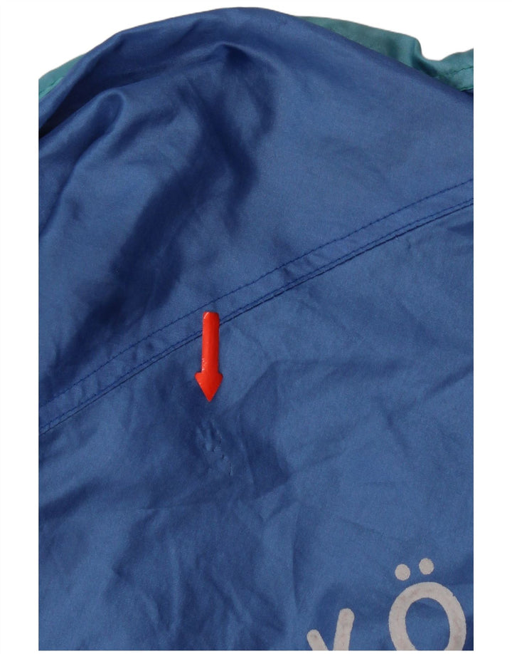 Erima Mens Graphic Loose Fit Tracksuit Top Jacket Medium Blue Colourblock