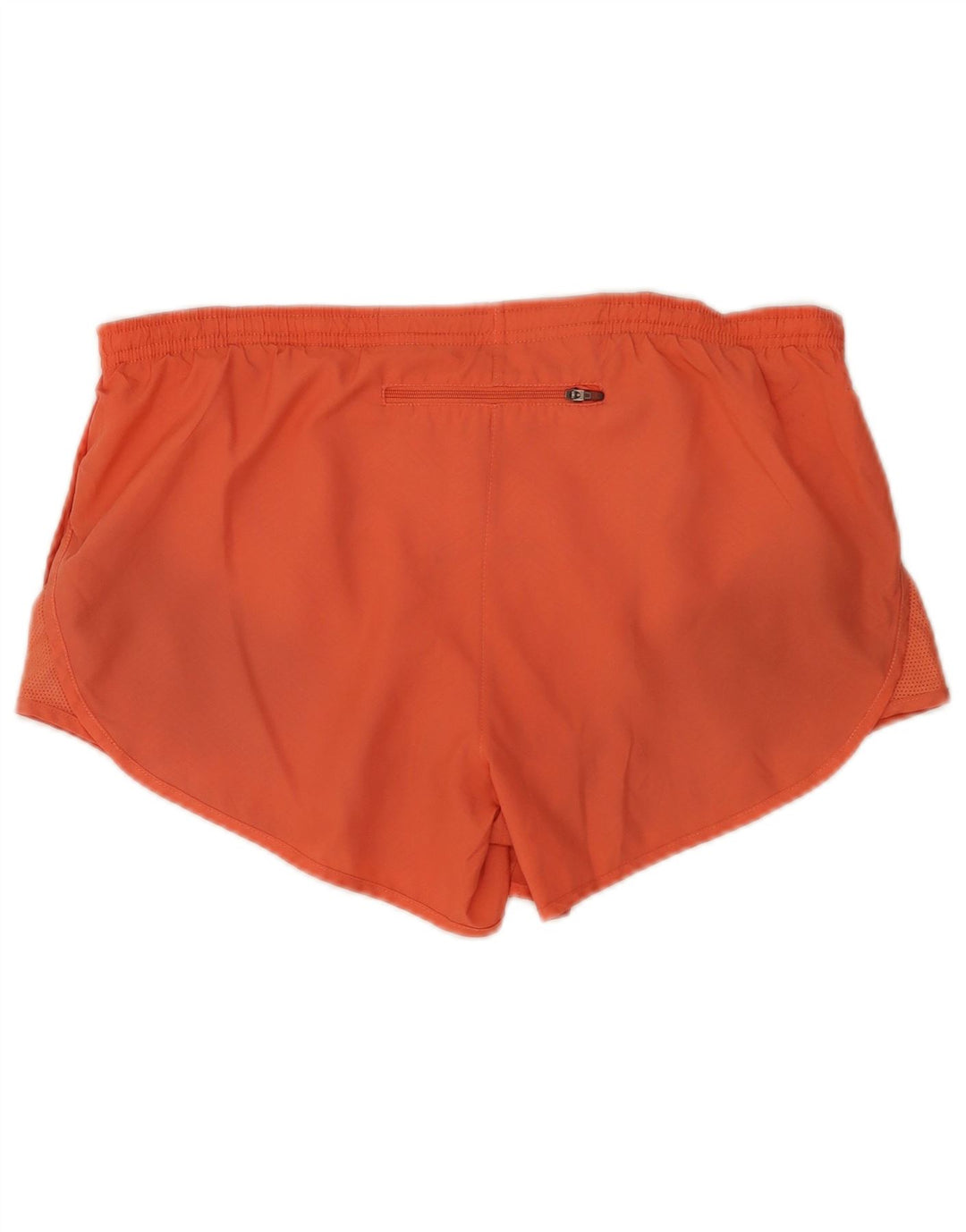 Nike Womens Dri Fit Sport Shorts UK 14 Medium Orange Polyester