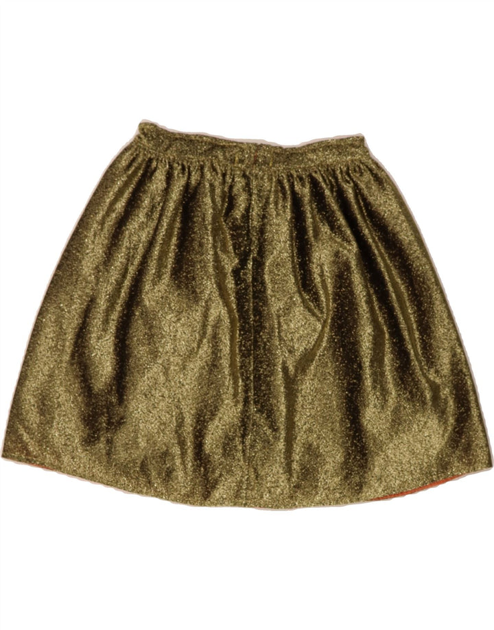 VINTAGE Womens Mini Skirt W24 XS Gold Vintage Vintage and Second-Hand Vintage from Messina Hembry 