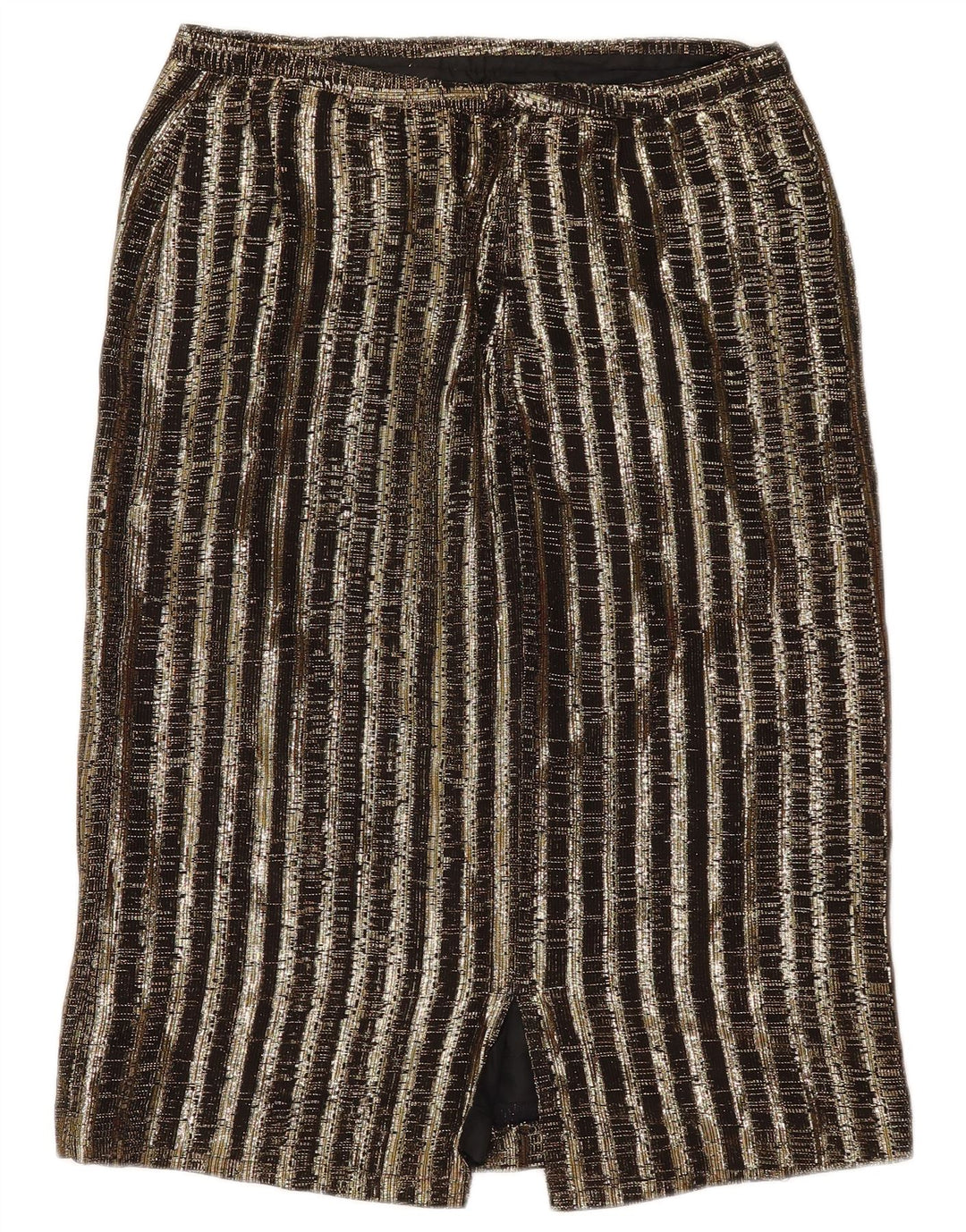 Vintage Womens 2 Piece Skirt Set UK 14 Medium W29  Brown Striped