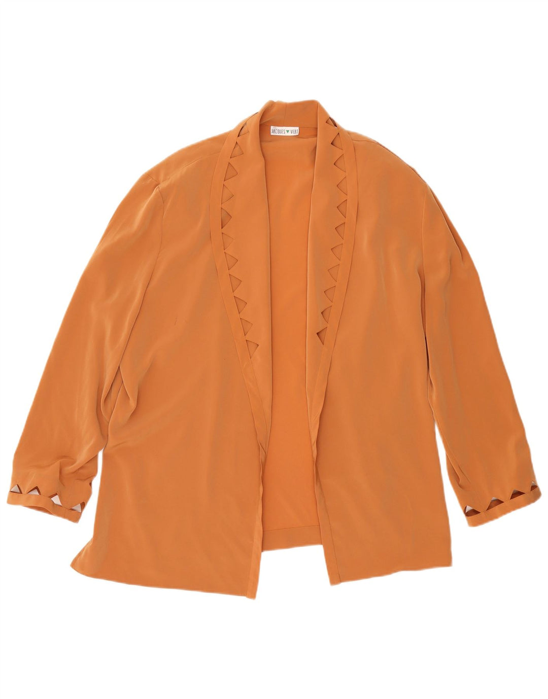 JACQUES VERT Womens Oversized Cardigan Top UK 16 Large  Orange Polyester