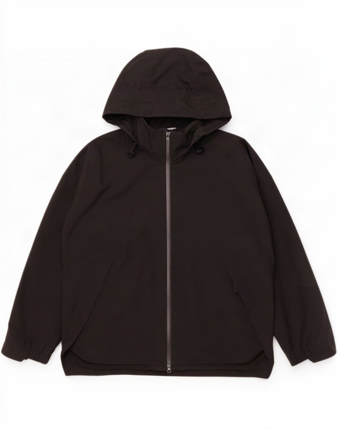 Adidas Mens Hooded Tracksuit Top Jacket Large Black Polyester