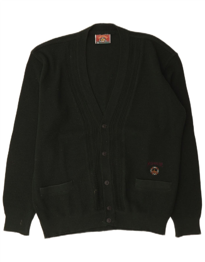 Navigare Mens Cardigan Sweater XL Green