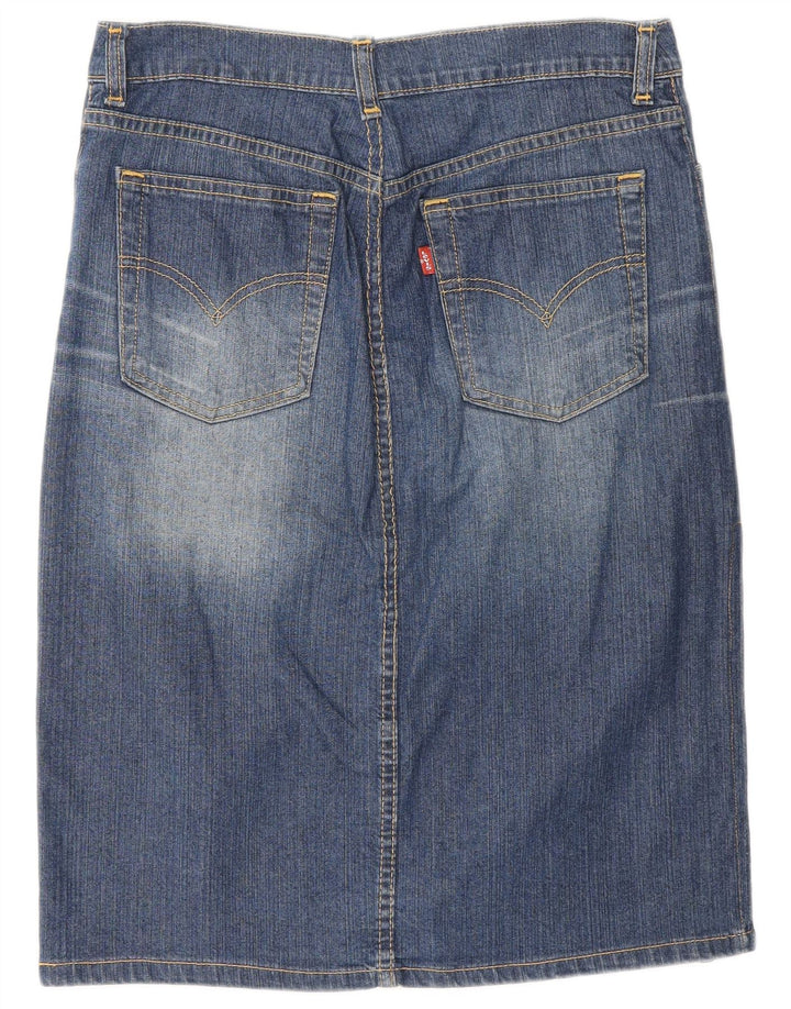 Levi's Womens Denim Skirt W30 Medium Blue