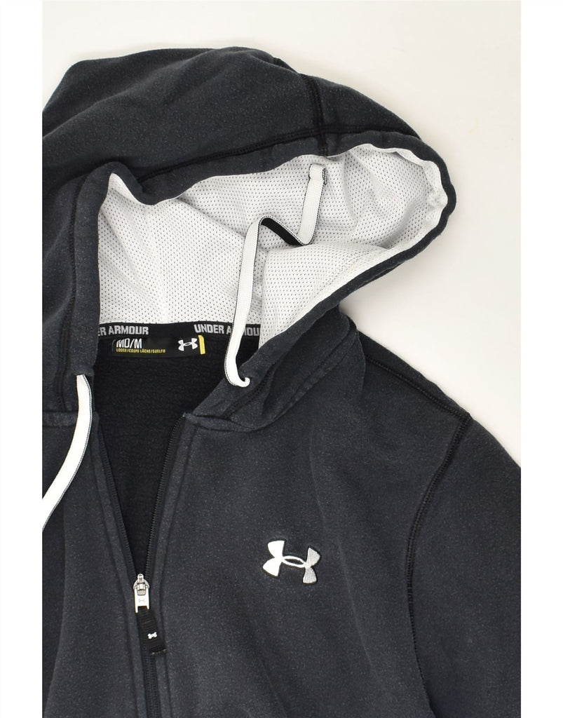 UNDER ARMOUR Mens Zip Hoodie Sweater Medium Grey | Vintage Under Armour | Thrift | Second-Hand Under Armour | Used Clothing | Messina Hembry 