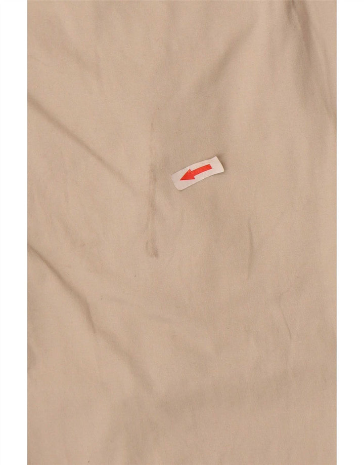 Marks & Spencer Mens Slim Chino Trousers Medium W32 L29 Beige Cotton