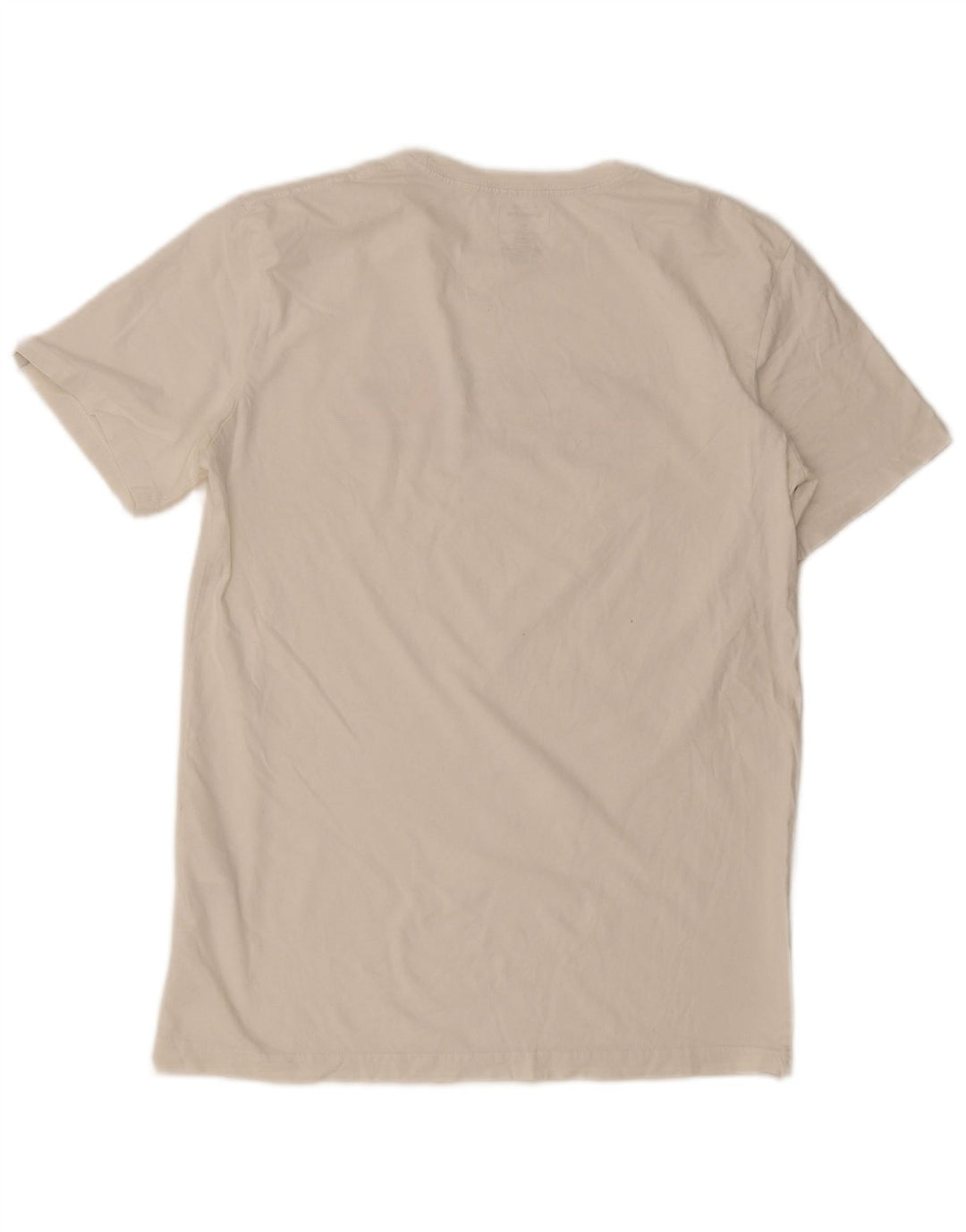 Quiksilver Mens Regular Fit Graphic T-Shirt Top Medium White Cotton