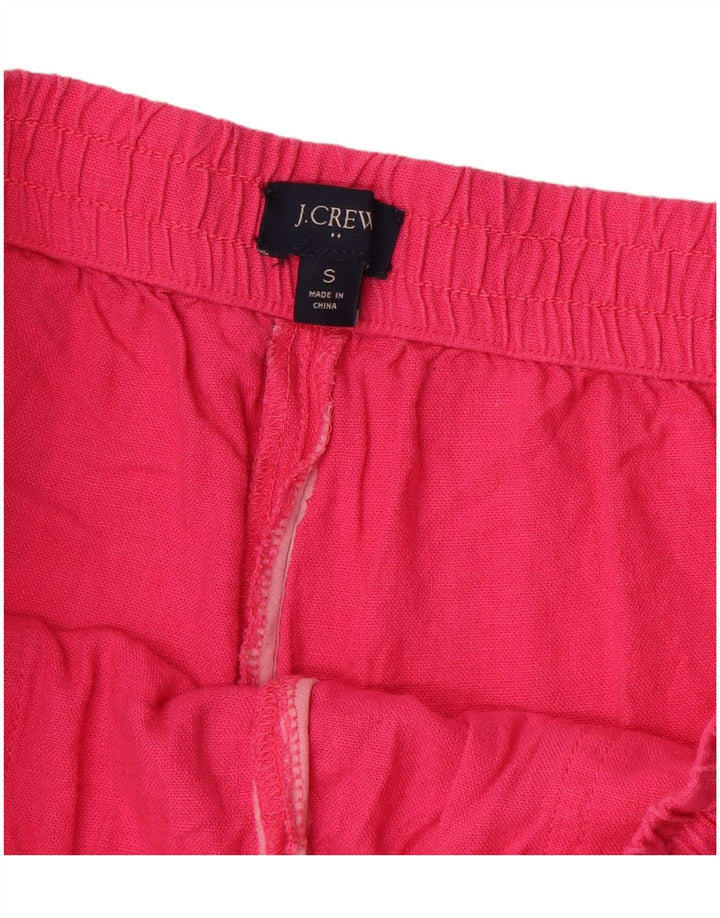 J. CREW Womens Casual Shorts Small W26 Pink Linen