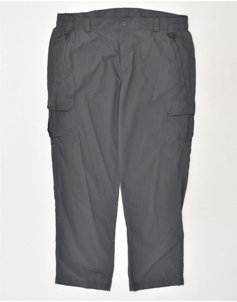 MOUNTAIN WAREHOUSE Mens Tapered Cargo Trousers W38 L29  Grey Nylon | Vintage Mountain Warehouse | Thrift | Second-Hand Mountain Warehouse | Used Clothing | Messina Hembry 