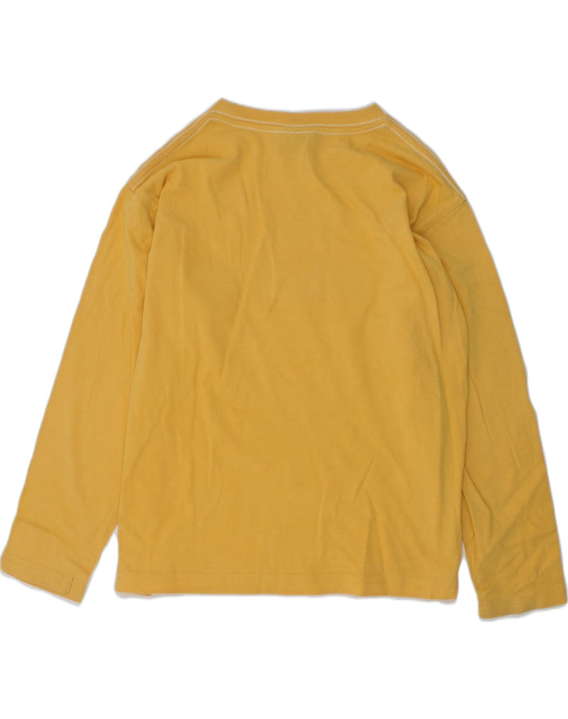 LEVI'S Girls Graphic Top Long Sleeve 7-8 Years Yellow Cotton | Vintage Levi's | Thrift | Second-Hand Levi's | Used Clothing | Messina Hembry 