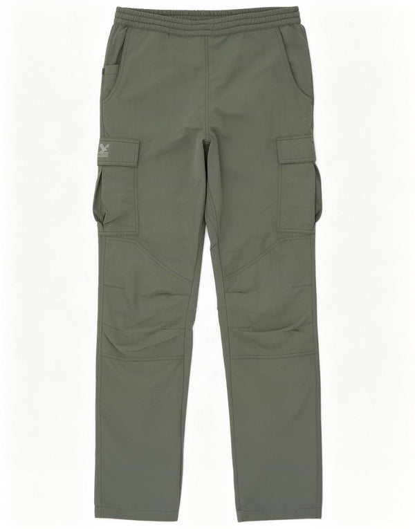 SALEWA Womens Hiking Cargo Trousers UK 12 Medium W32 L33 Green Polyamide