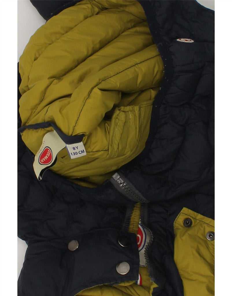 COLMAR Boys Hooded Padded Jacket 7-8 Years Navy Blue | Vintage Colmar | Thrift | Second-Hand Colmar | Used Clothing | Messina Hembry 