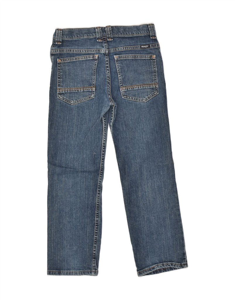 WRANGLER Boys Straight Jeans 9-10 Years W26 L23  Blue Cotton | Vintage Wrangler | Thrift | Second-Hand Wrangler | Used Clothing | Messina Hembry 