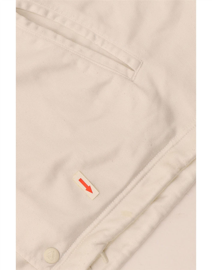 KAPPA Mens Graphic Tracksuit Top Jacket Medium White Colourblock Polyester