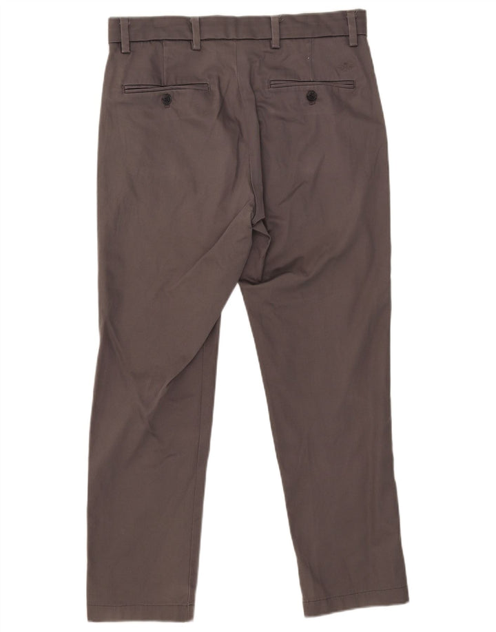 Dockers Mens Slim Chino Trousers W32 L27 Grey Cotton
