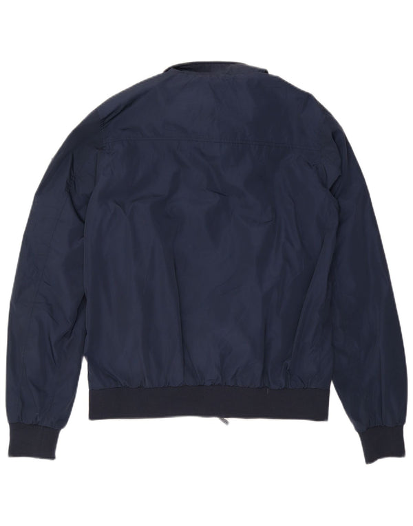 Carrera Mens Bomber Jacket UK 38 Medium Navy Blue Polyester