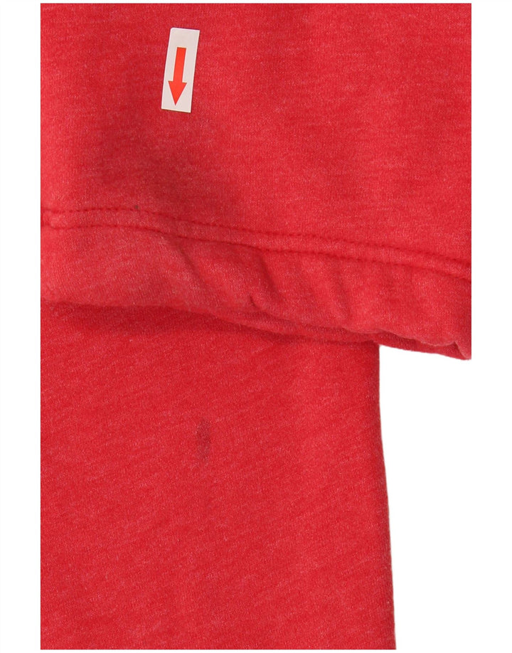 Hollister Mens Graphic Tracksuit Trousers Medium  Red Cotton