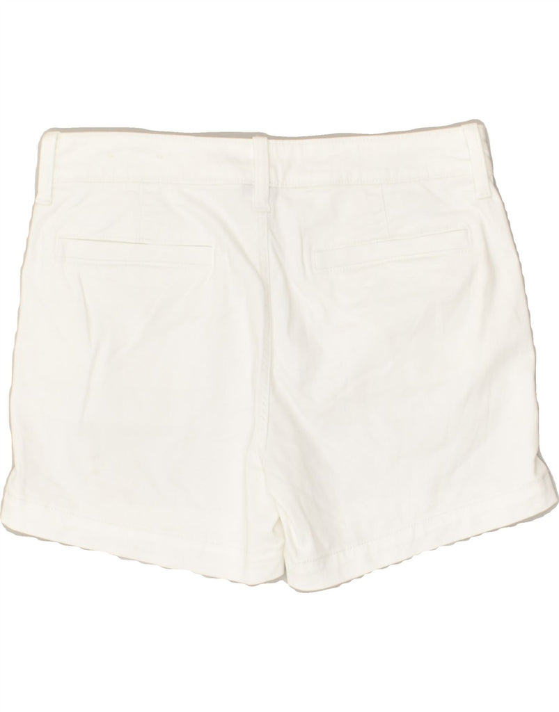 AMERICAN EAGLE Womens Chino Shorts US 10 Large W33  White Cotton | Vintage American Eagle | Thrift | Second-Hand American Eagle | Used Clothing | Messina Hembry 