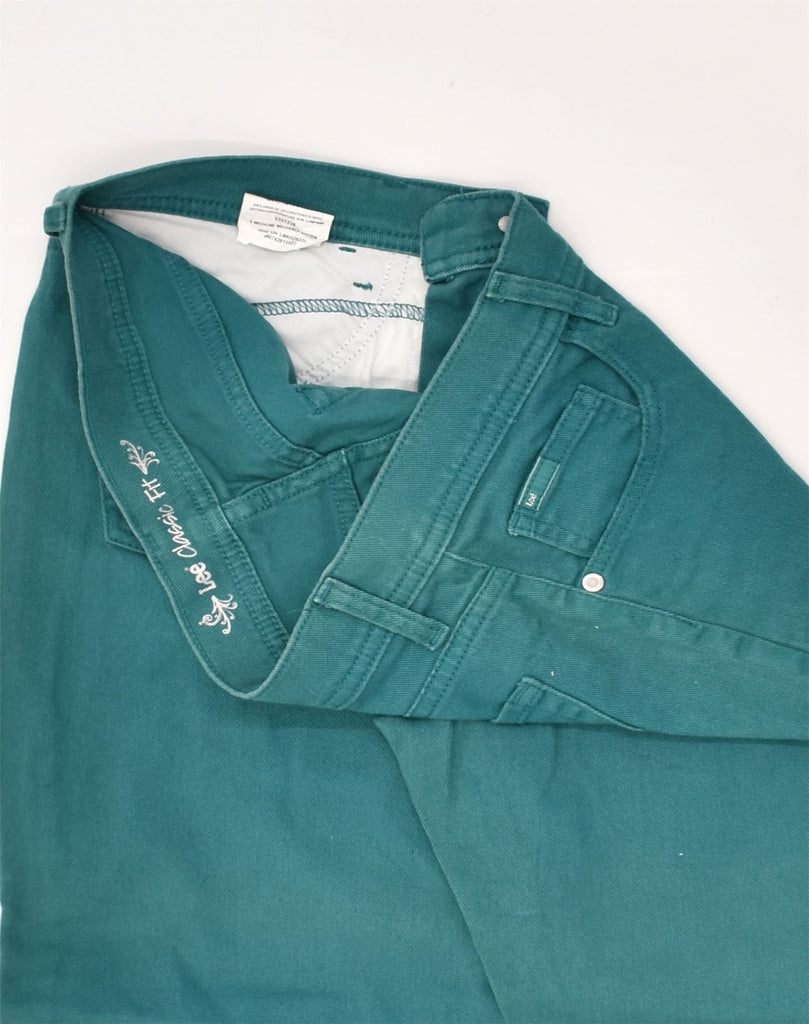 LEE Womens Classic Fit Capri Jeans US 6 Medium W30 L19  Green Cotton | Vintage Lee | Thrift | Second-Hand Lee | Used Clothing | Messina Hembry 