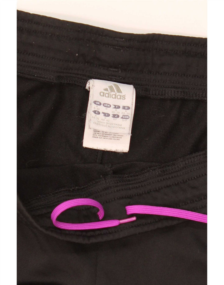 Adidas Womens Tracksuit Trousers UK 8/10 Small  Black Polyester