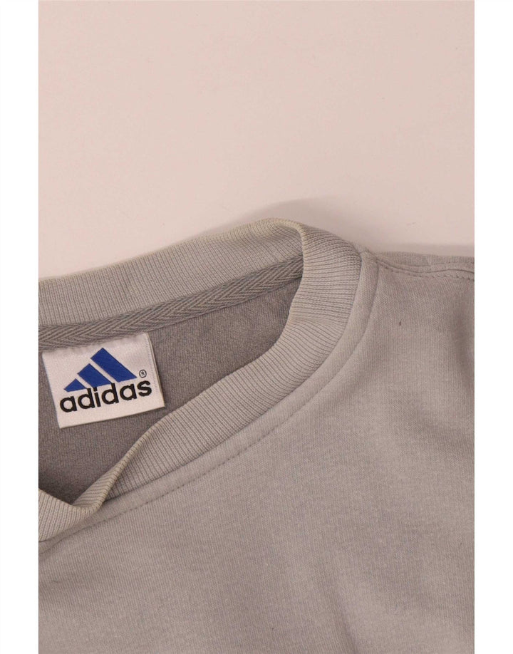 Adidas Mens Top Long Sleeve Large Grey