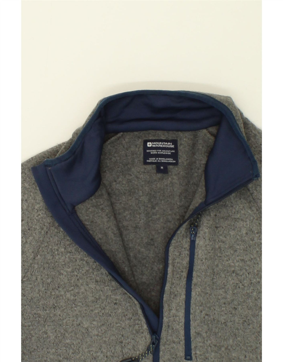 MOUNTAIN WAREHOUSE Mens Tracksuit Top Jacket Medium Grey Colourblock Vintage Mountain Warehouse and Second-Hand Mountain Warehouse from Messina Hembry 