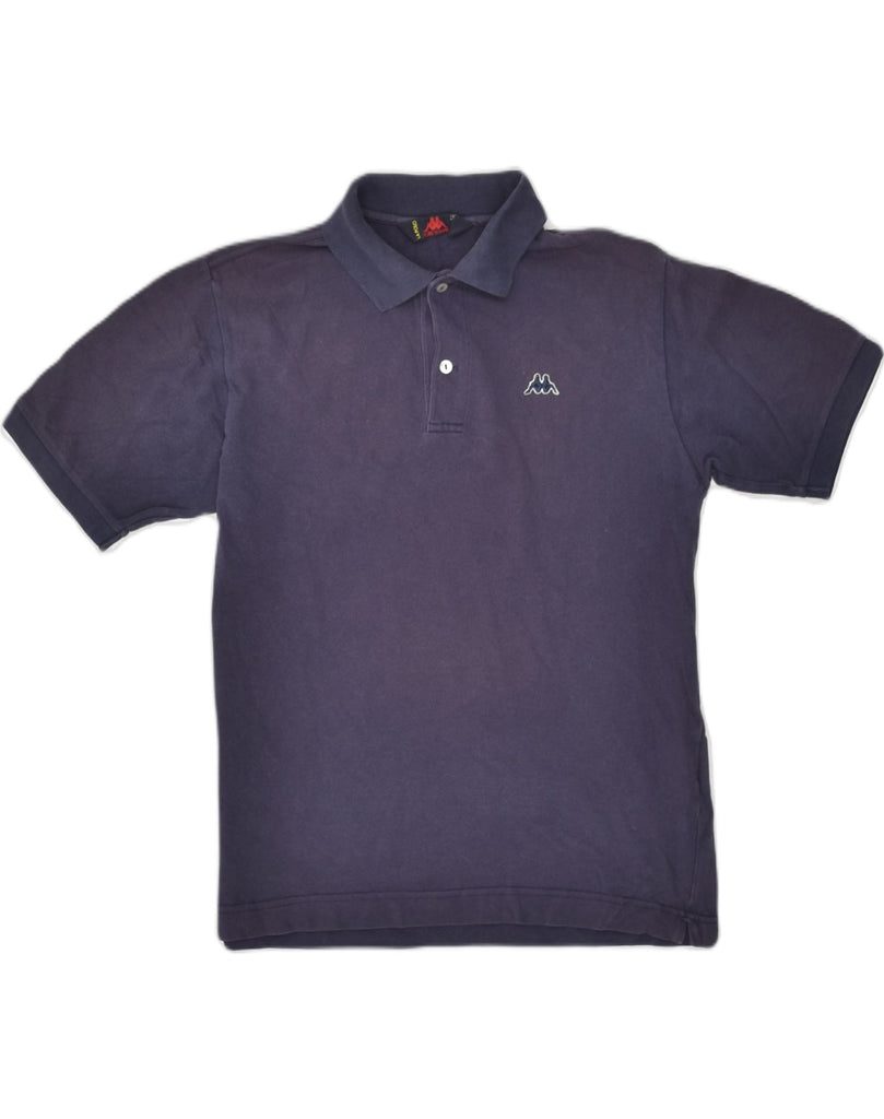 KAPPA Mens Polo Shirt Small Navy Blue Cotton | Vintage Kappa | Thrift | Second-Hand Kappa | Used Clothing | Messina Hembry 