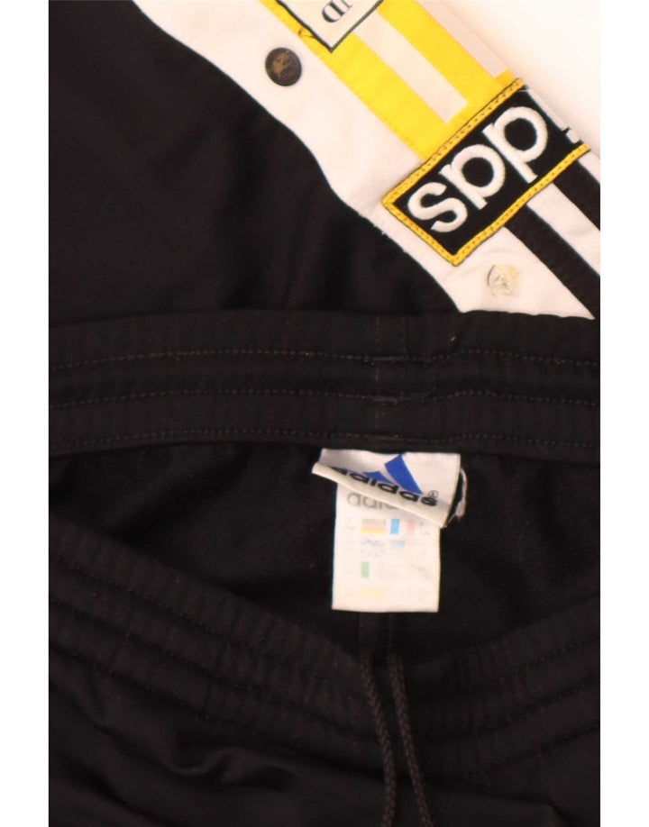 Adidas Mens Graphic Tracksuit Trousers Medium Black Colourblock Polyester