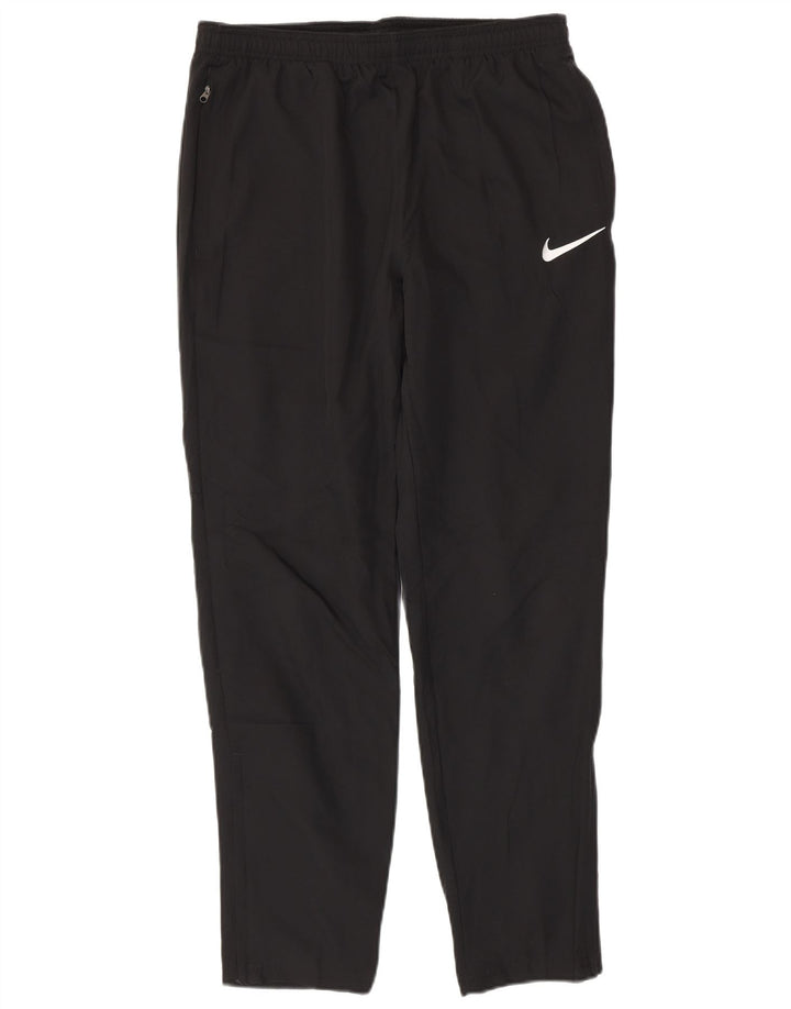 Nike Mens Dri Fit Regular Fit Tracksuit Trousers Large Black Sports