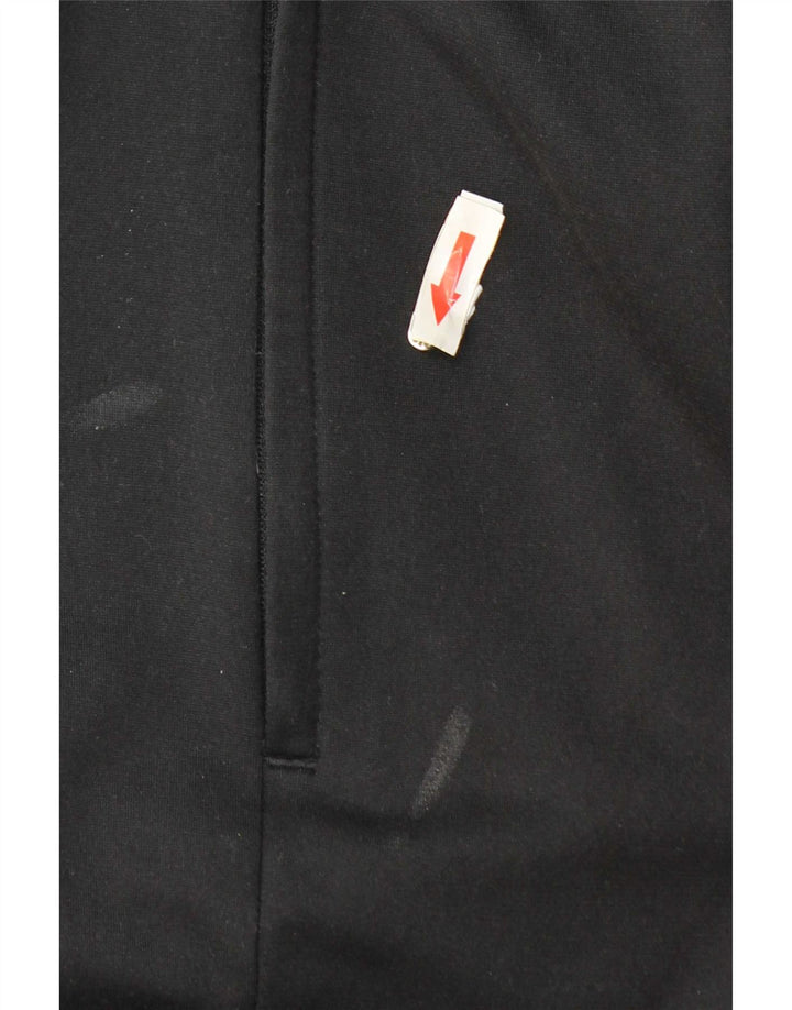 Adidas Mens Tracksuit Trousers Medium Black Polyester