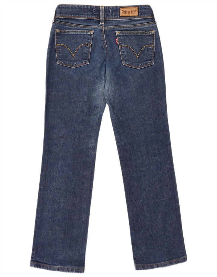 Levi's Womens 570 Straight Jeans W28 L28 Blue Cotton